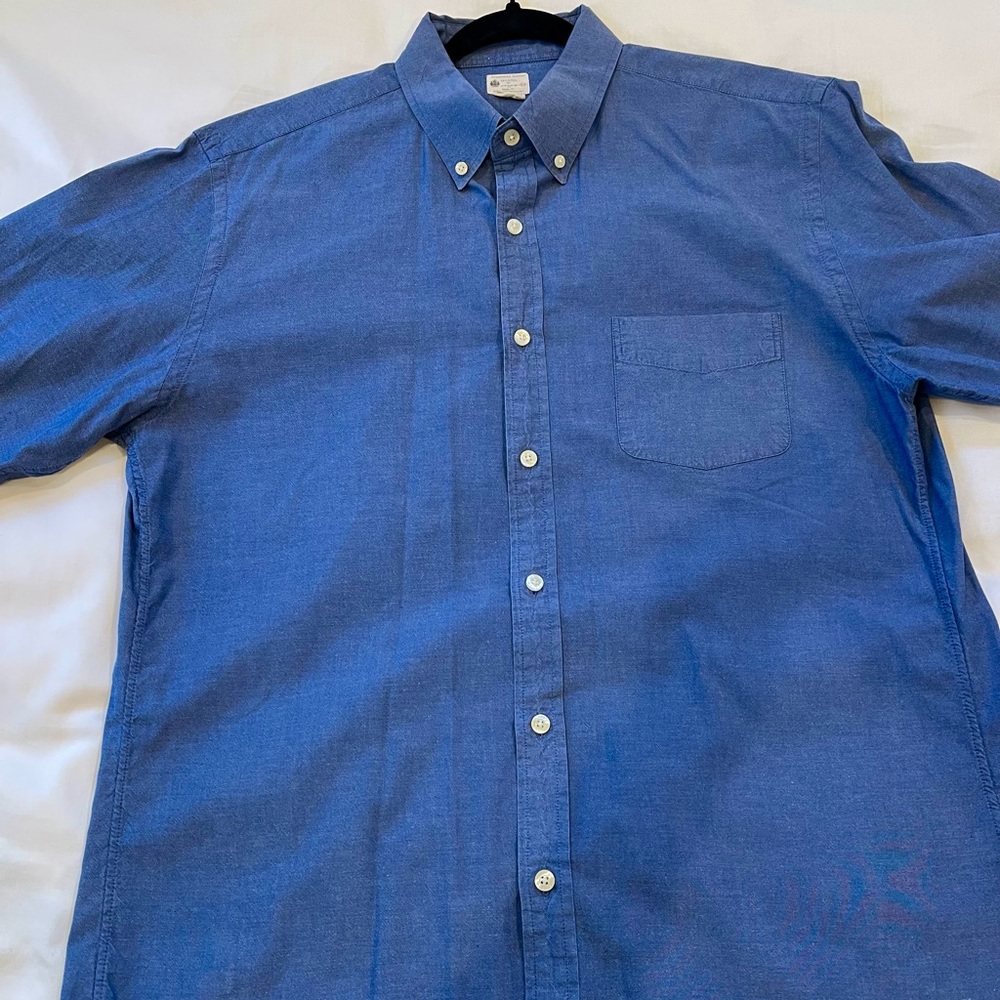 Men's Blue Button-Down Shirt